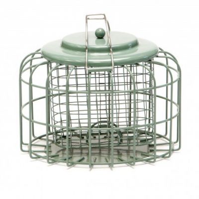Nuttery Caged Suet Block and Fat Ball Feeder